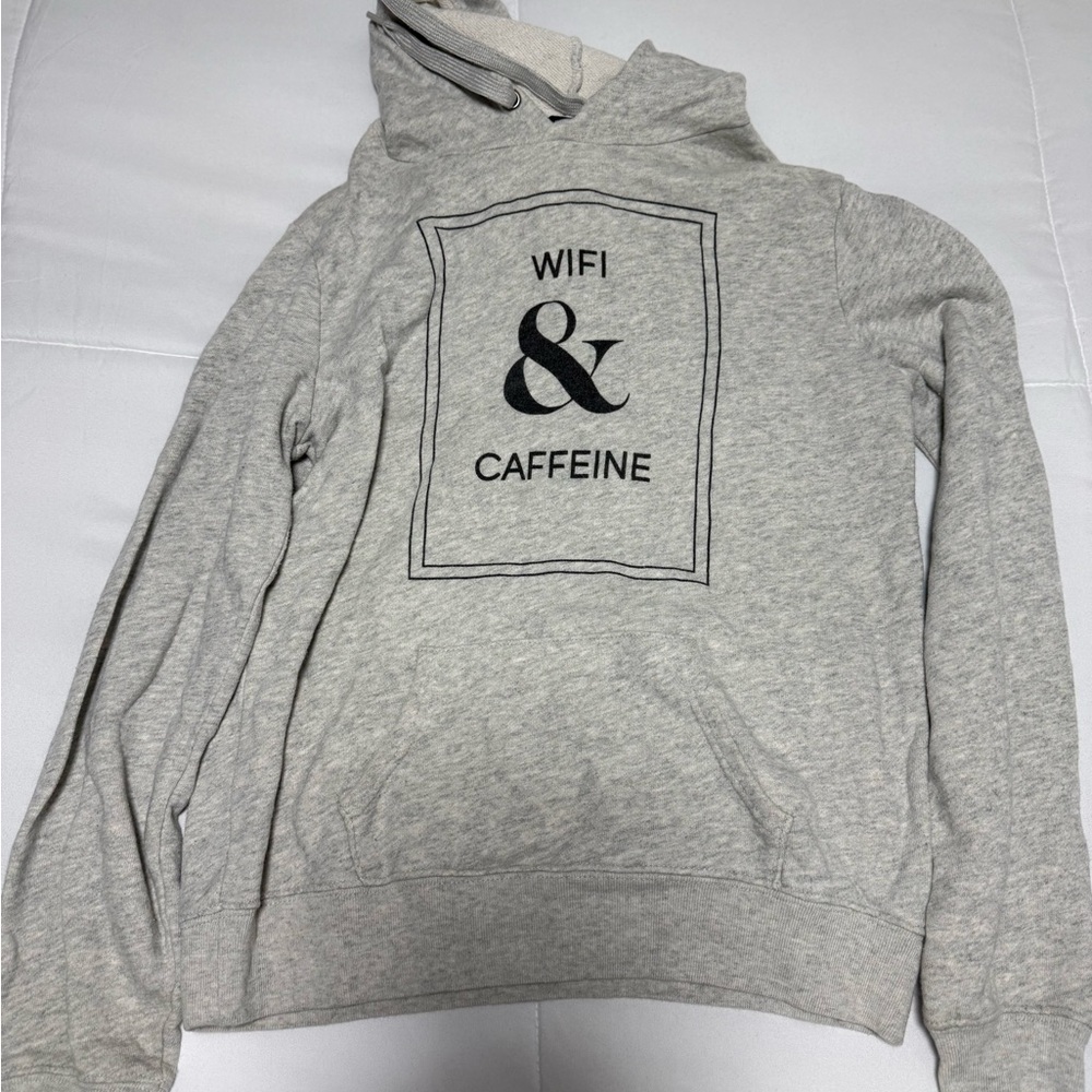 Forever 21 Cream Textured Hoodie